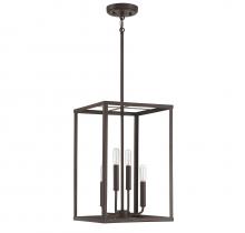 Savoy House Meridian CA M30008ORB - 4-Light Pendant in Oil Rubbed Bronze