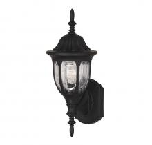Savoy House Meridian CA M50057BK - 1-Light Outdoor Wall Lantern in Black