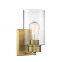 Savoy House Meridian CA M90013NB - 1-Light Wall Sconce in Natural Brass