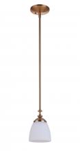 Craftmade 53791-SB - Marlowe 1 Light Mini Pendant in Satin Brass