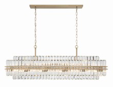 Crystorama HAY-1417-AG - Hayes 16 Light Aged Brass Chandelier
