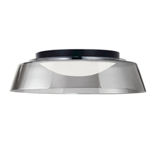 Dainolite 3145-LEDFH18-SM-MB - 35W Flush Mount, MB Finish with Smoke Glass