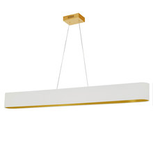 Dainolite AUB-R5030HP-AGB-692 - 30W Horiz Pendant, WHT/GLD shade, AGB