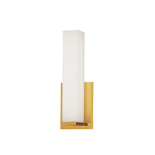 Dainolite VLD-172-10-AGB - 12W Wall Sconce, AGB w/ WH Glass