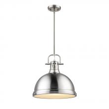 Golden Canada 3604-L PW-PW - 1 Light Pendant with Rod