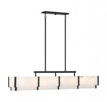 Savoy House Canada 1-2332-8-50 - Orleans 8-Light Linear Chandelier in Black Cashmere