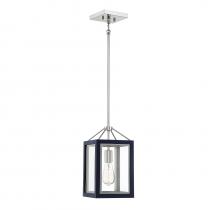 Savoy House Canada 3-8880-1-174 - Champlin 1-Light Pendant in Navy with Polished Nickel Accents