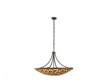 Savoy House Canada 7-9351-8-46 - Ventura 8-Light Pendant in Matte Black and Gold