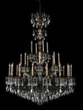 Schonbek 1870 5688-48S - Milano 28 Light 120V Chandelier in Antique Silver with Clear Crystals from Swarovski