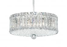 Schonbek 1870 6670S - Plaza 9 Light 120V Pendant in Polished Stainless Steel with Clear Crystals from Swarovski