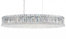 Schonbek 1870 6678S - Plaza 16 Light 120V Linear Pendant in Polished Stainless Steel with Clear Crystals from Swarovski
