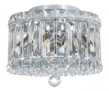 Schonbek 1870 6690S - Plaza 4 Light 120V Flush Mount in Polished Stainless Steel with Clear Crystals from Swarovski