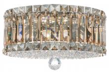 Schonbek 1870 6694S - Plaza 4 Light 120V Flush Mount in Polished Stainless Steel with Clear Crystals from Swarovski