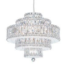 Schonbek 1870 6673S - Plaza 22 Light 120V Pendant in Polished Stainless Steel with Clear Crystals from Swarovski