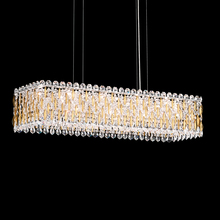 Schonbek 1870 RS8344N-06H - Sarella 13 Light 120V Linear Pendant in White with Clear Heritage Handcut Crystal
