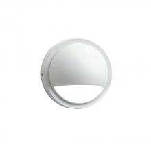 Kichler 15764WHT30R - 12V LED 3000K Half Moon Deck Light Textured White