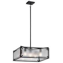 Kichler 44332DBK - Steel 4 Light Chandelier Distressed Black