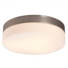 Galaxy Lighting L612314BN010A1 - LED Flush Mount Ceiling Light - in Brushed Nickel finish with Satin White Glass