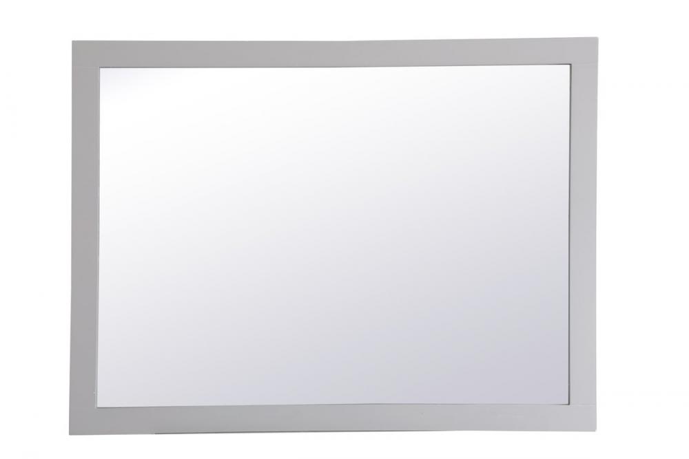 Aqua Rectangle Vanity Mirror 48 Inch in Grey