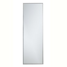 Elegant MR42060S - Metal frame rectangle mirror 20 inch in silver