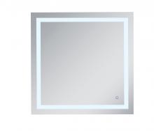 Elegant MRE13636 - Helios 36in x 36in Hardwired LED Mirror With Touch Sensor And Color Changing Temperature