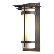 Hubbardton Forge - Canada 305994-SKT-20-GG0037 - Banded with Top Plate Large Outdoor Sconce