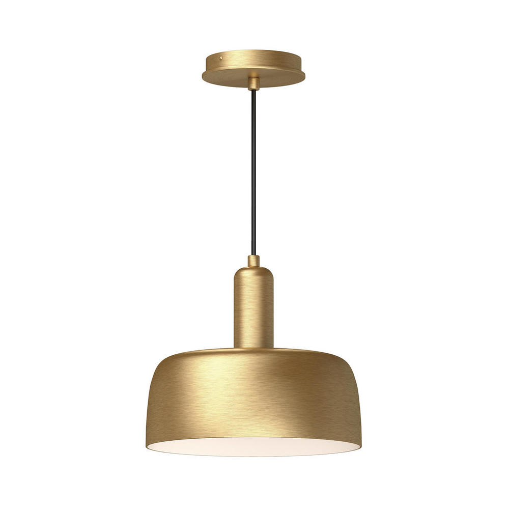 Adriano 10-in Brushed Gold 1 Light Pendant
