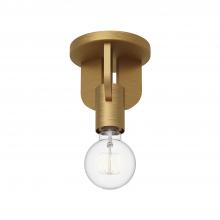 Alora Lighting SF607001AG - Claire 5-in Aged Gold 1 Light Semi Flush Mount