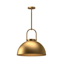 Alora Lighting PD504016AG - Harper 16-in Aged Gold 1 Light Pendant