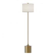 Alora Lighting FL418761BGIL - Issa 61-in Brushed Gold/Ivory Linen 1 Light Floor Lamp