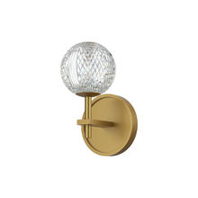 Alora Lighting WV321201NB - Marni 5-in Natural Brass LED Wall/Vanity