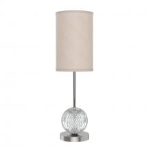 Alora Lighting TL321201PNWL - Marni 21-in Polished Nickel/White Linen LED Table Lamp