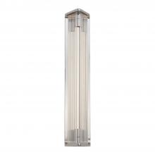 Alora Lighting WV339123PNCR - Sabre 23-in Polished Nickel/Ribbed Glass LED Wall/Vanity