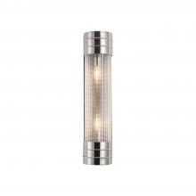 Alora Lighting WV348218PNPG - Willard 18-in Polished Nickel/Prismatic Glass 2 Lights Wall/Vanity