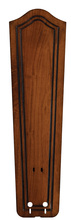 Fanimation B5131RC - 22" Carved Bulge Frame Wood Blade Set - 5, Rich Cognac
