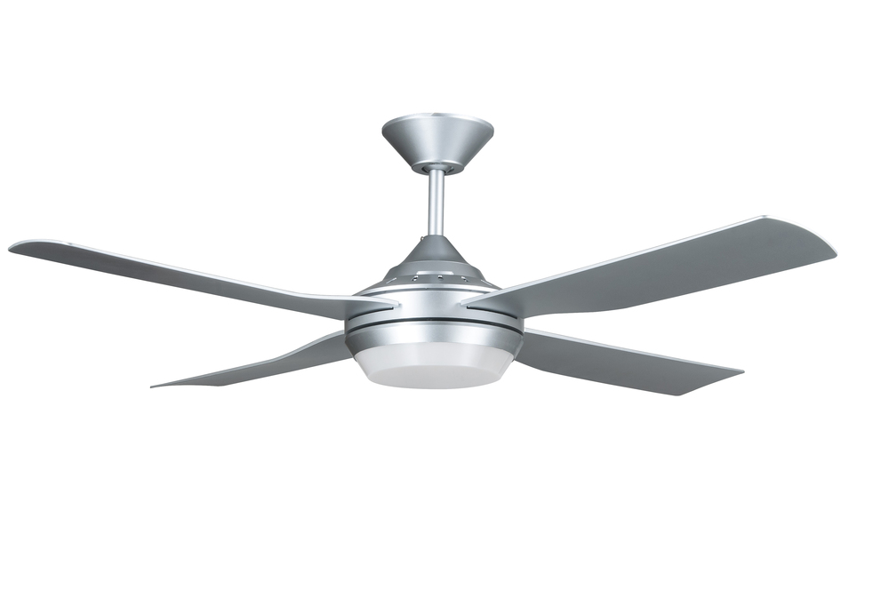 Lucci Air Moonah Silver 52-inch LED Light with Remote Control Ceiling Fan