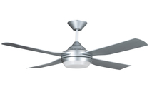 Beacon Lighting America 21289601 - Lucci Air Moonah Silver 52-inch LED Light with Remote Control Ceiling Fan