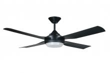 Beacon Lighting America 21289701 - Lucci Air Moonah Black 52-inch LED Light with Remote Control Ceiling Fan
