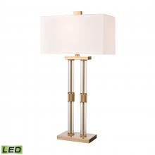 ELK Home H0019-9567-LED - Roseden Court 34'' High 1-Light Table Lamp - Aged Brass - Includes LED Bulb